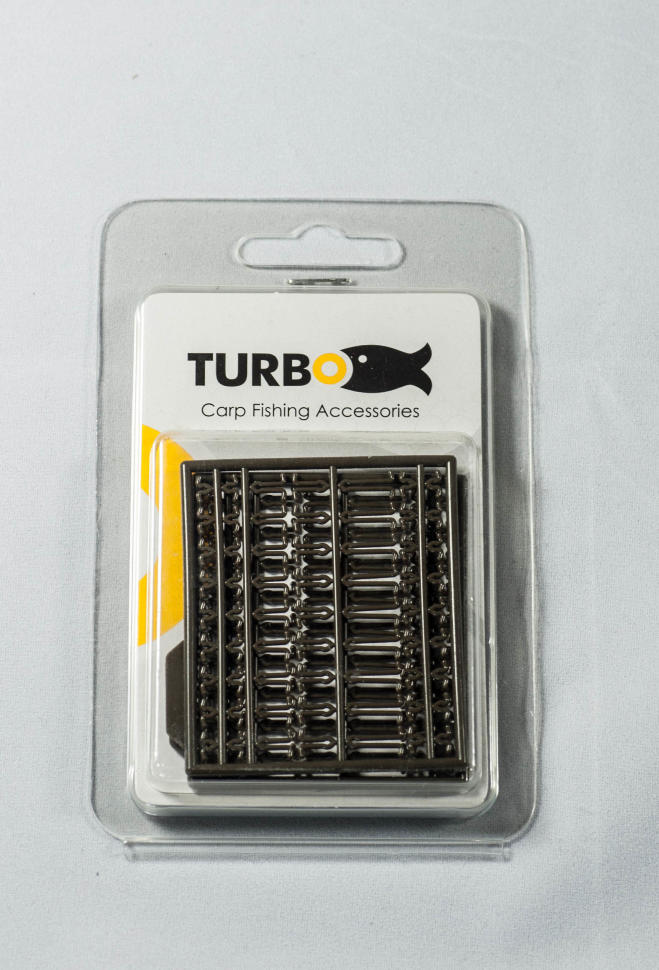 Стопора "Turbo" Hair extender stops Clear / 2шт / Зеленый матовый