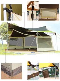 Палатка Camptown Sun tarp+Hexa tarp skreen