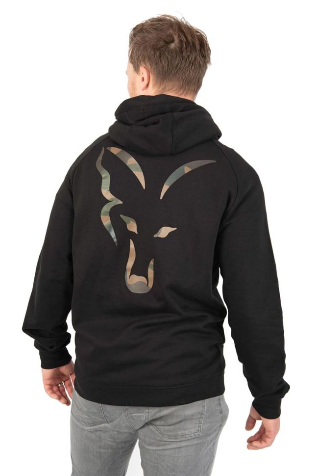 Толстовка Fox LW Black/Camo Print Zip Hoody
