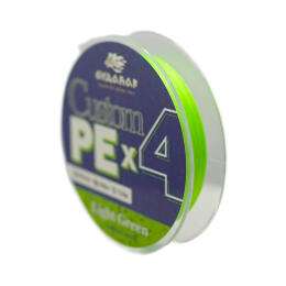 Плетеный шнур Aydahar Custom PE X4 Light Green 100m