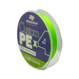 Плетеный шнур Aydahar Custom PE X4 Light Green 100m