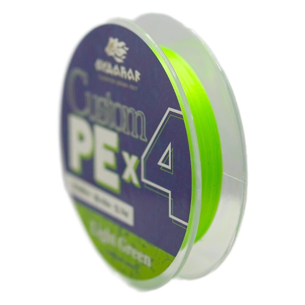 Плетеный шнур Aydahar Custom PE X4 Light Green 100m