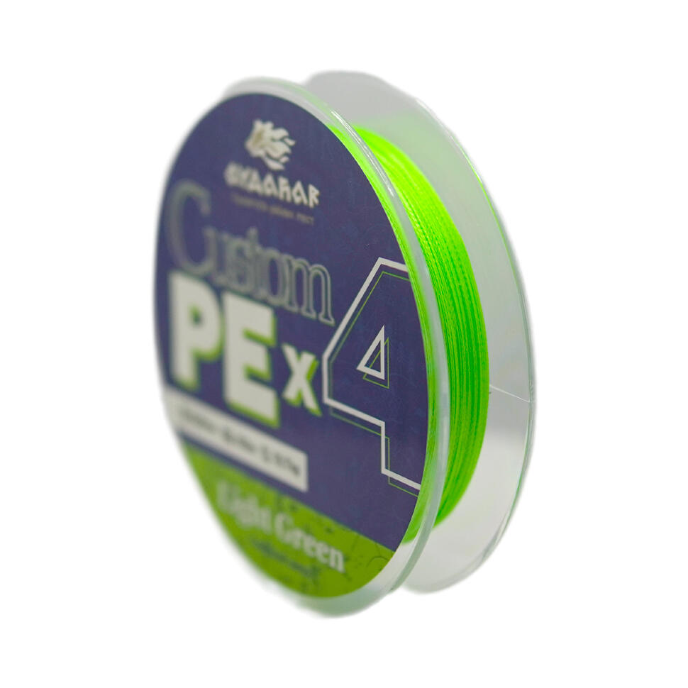 Плетеный шнур Aydahar Custom PE X4 Light Green 100m