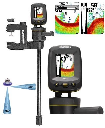 Эхолот Humminbird Fishing Buddy 140c Экран 3,5", 256-цветной. Сонар: однолучевой вниз/в сторону