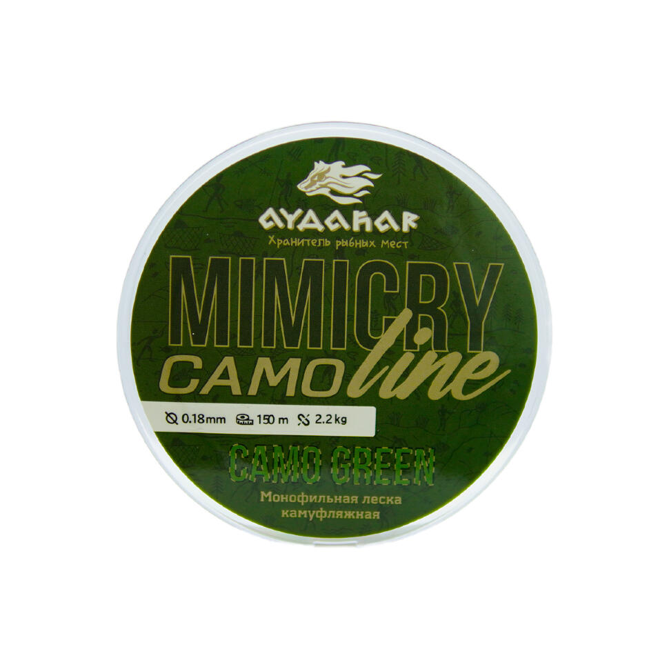 Леска монофильная Aydahar 3D Nylon Normal Quality 150m Camo green