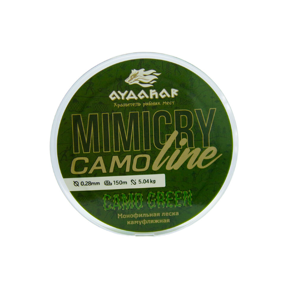 Леска монофильная Aydahar 3D Nylon Normal Quality 150m Camo green