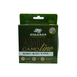 Леска монофильная Aydahar 3D Nylon Normal Quality 150m Camo green