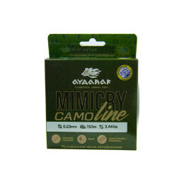 Леска монофильная Aydahar 3D Nylon Normal Quality 150m Camo green