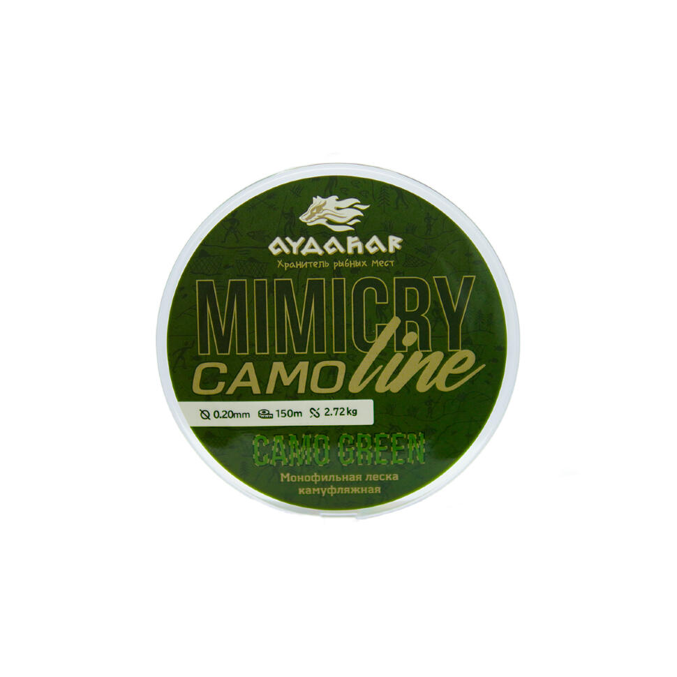 Леска монофильная Aydahar 3D Nylon Normal Quality 150m Camo green