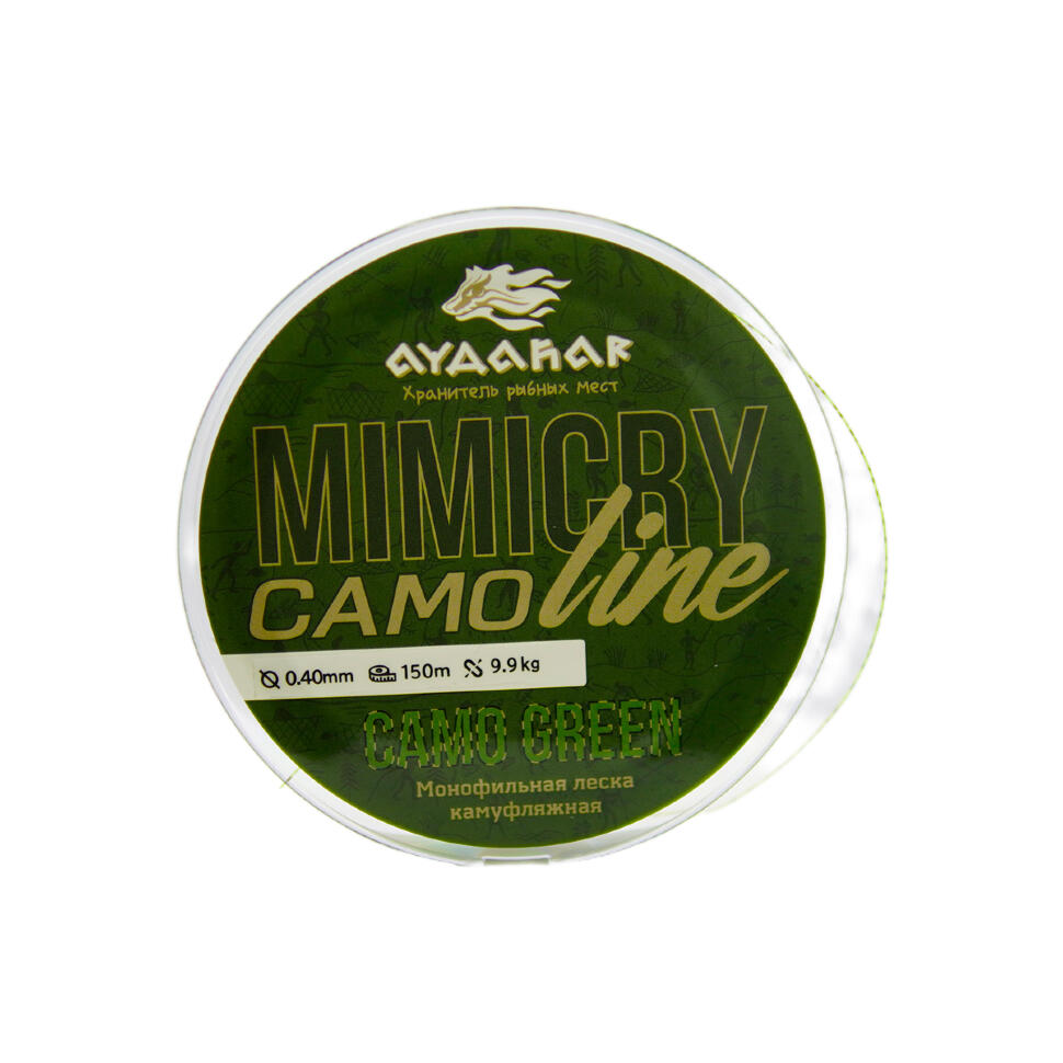 Леска монофильная Aydahar 3D Nylon Normal Quality 150m Camo green