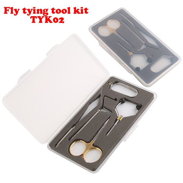 Набор для вязания мух Fly tying tool kit TYK01