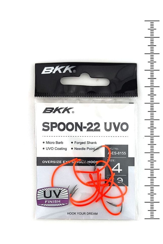 Крючок для блесен BKK SPOON-22 UVO