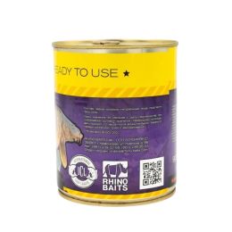 Кукуруза натуральная Rhino Baits Corn seed natural, жестяная банка 900 мл