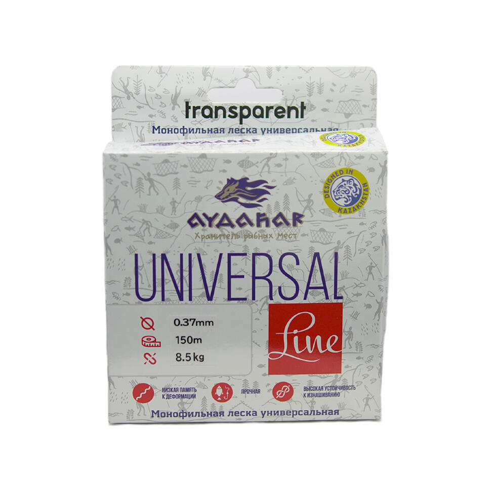 Леска монофильная Aydahar 3D Nylon Normal Quality 150m Clear Universal Line