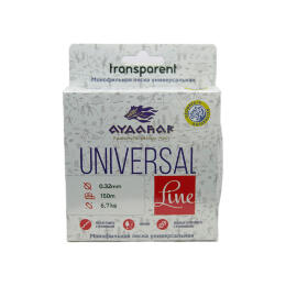 Леска монофильная Aydahar 3D Nylon Normal Quality 150m Clear Universal Line