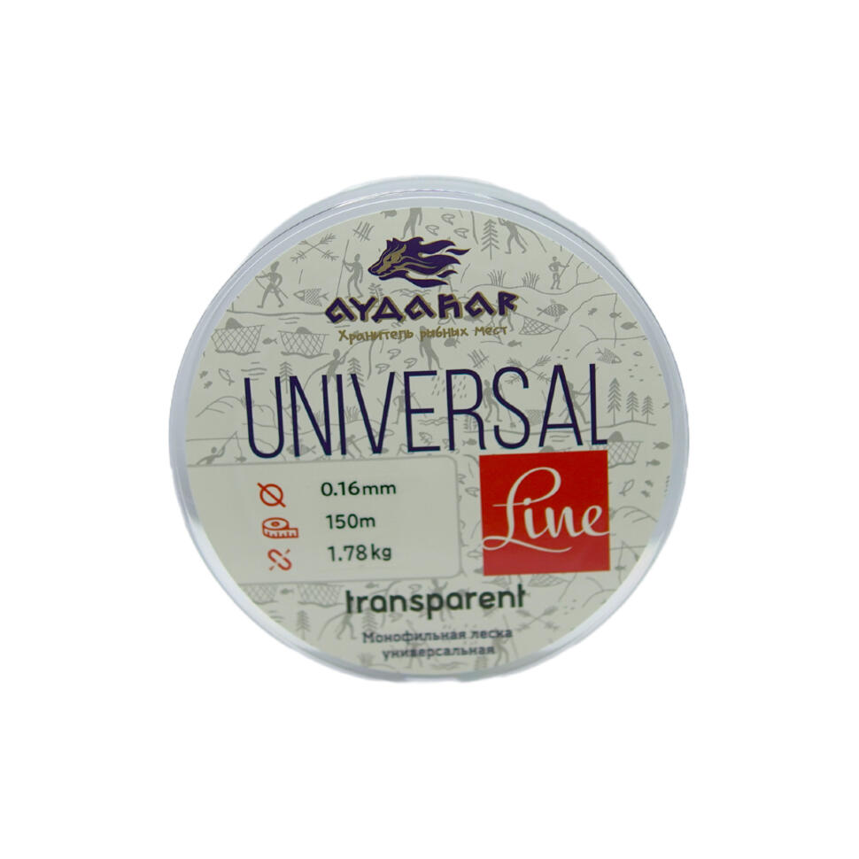 Леска монофильная Aydahar 3D Nylon Normal Quality 150m Clear Universal Line