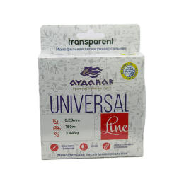 Леска монофильная Aydahar 3D Nylon Normal Quality 150m Clear Universal Line