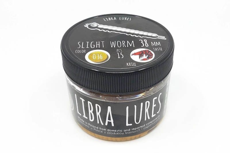Приманка Libra Lures Slight Worm 38