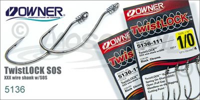 Крючки офсетные Owner 5136