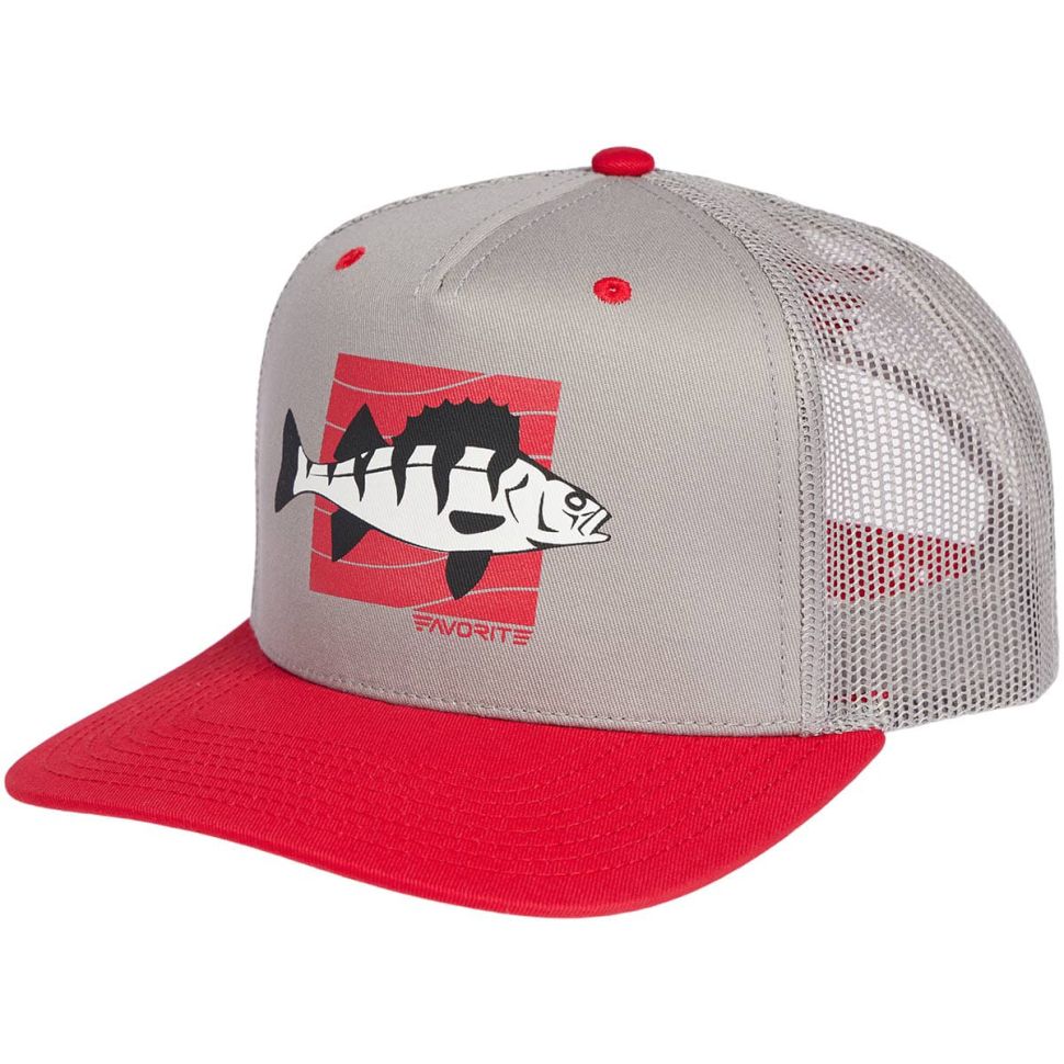 Кепка Favorite Perch Gray/Red 58