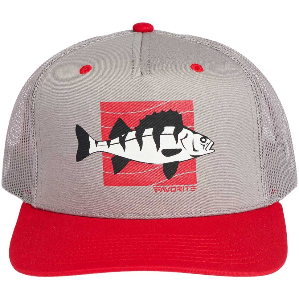 Кепка Favorite Perch Gray/Red 58