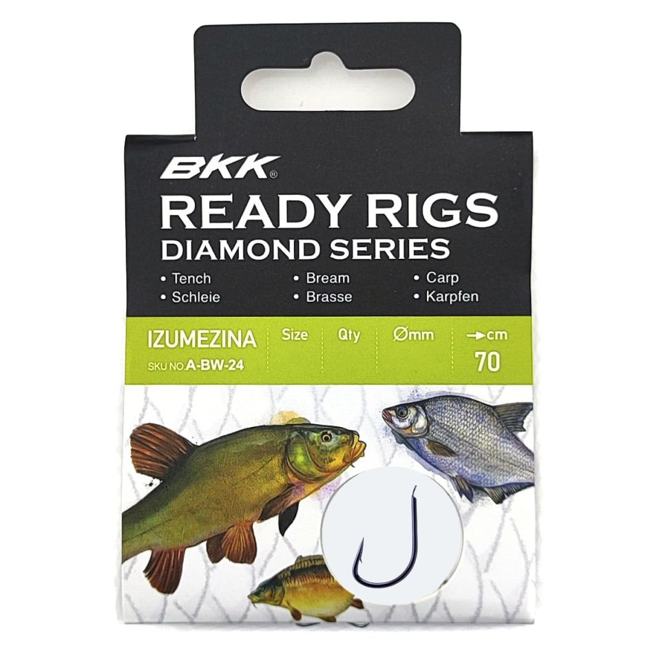 Поводки с крючками BKK Ready Rig Diamond - Izumezina BN