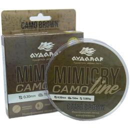 Леска монофильная Aydahar 3D Nylon Normal Quality 150m Camo brown