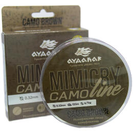 Леска монофильная Aydahar 3D Nylon Normal Quality 150m Camo brown