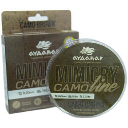 Леска монофильная Aydahar 3D Nylon Normal Quality 150m Camo brown