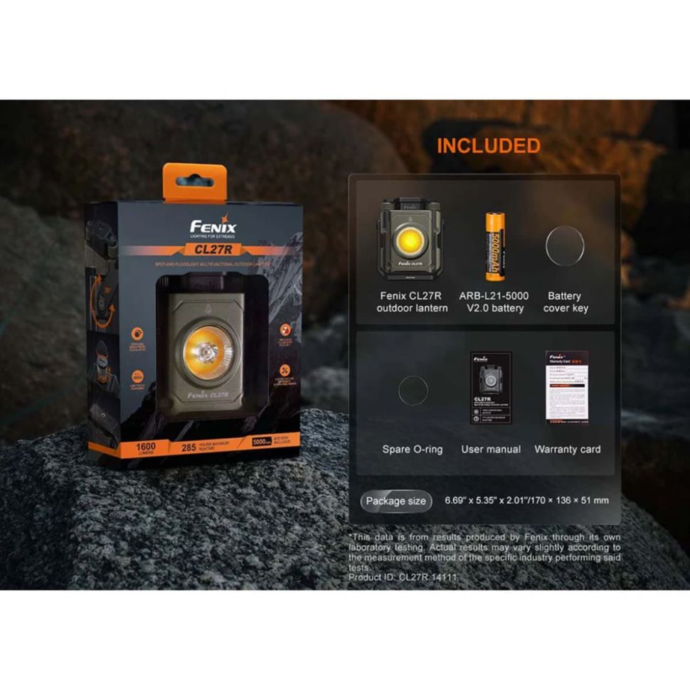 Фонарь кемпинговый Fenix CL27R Led Camping Light