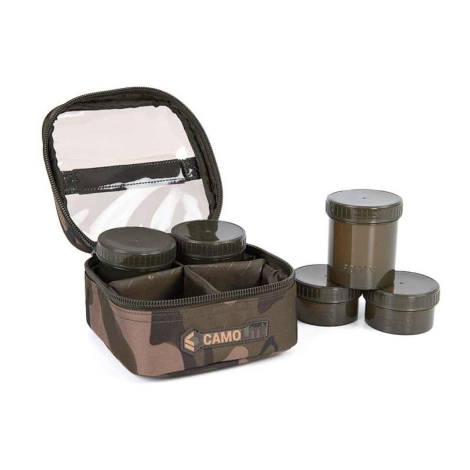 Сумка для насадок FOX Camo 6 Pot Hookbait case