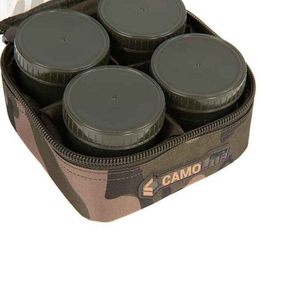 Сумка для насадок FOX Camo 6 Pot Hookbait case