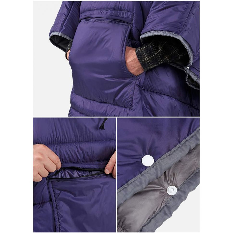 Теплая накидка/одеяло Naturehike NH18D010-P
