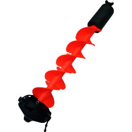 Шнек ледобура IceCube для шуруповерта пластиковый,  плавающий, правое вращение IC-SNK-150R-R красный