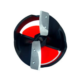 Шнек ледобура IceCube для шуруповерта пластиковый,  плавающий, правое вращение IC-SNK-150R-R красный