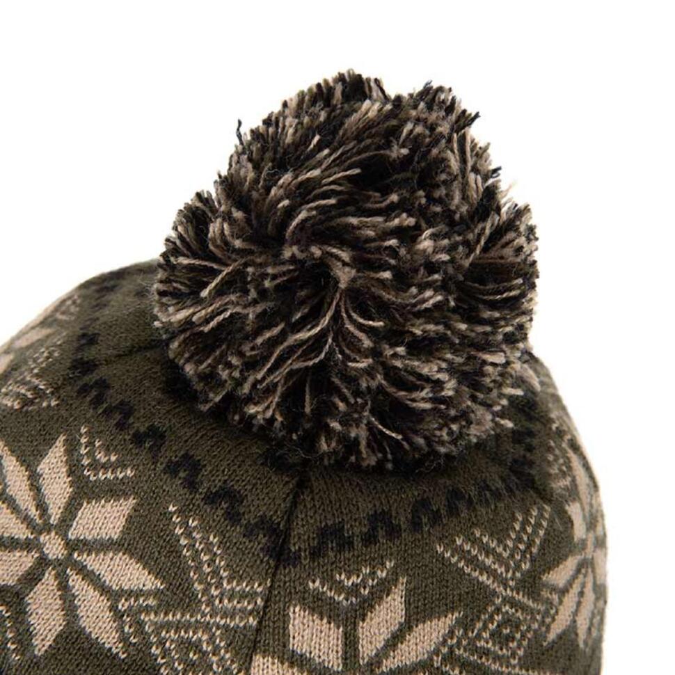 Вязаная шапка с помпоном FOX Festive Bobble Hat