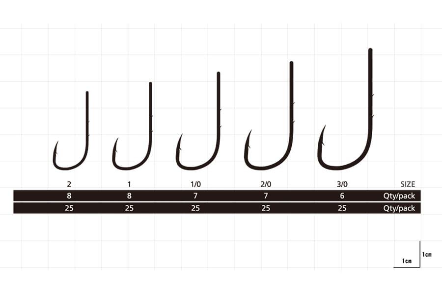 Крючок с насечкой Hayabusa Bait Holder H.BTH282 BN