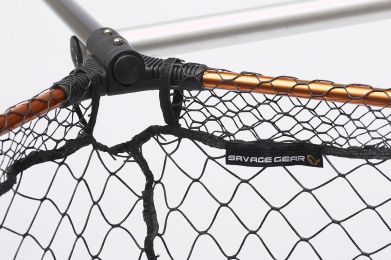 Подсак Savage Gear Pro Tele Folding Net Rubber X-Large Mesh L (65x50cm)