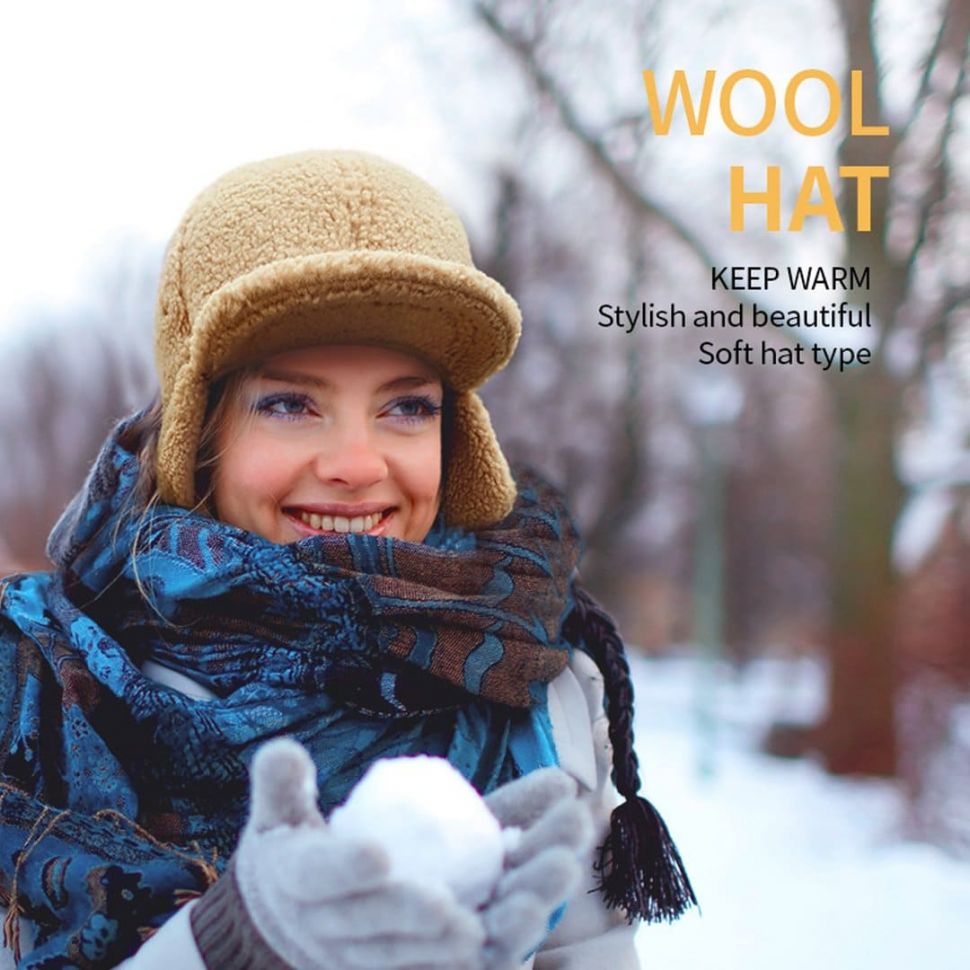 Теплая шапка Fleece warm hat Q-9A NH19FS016