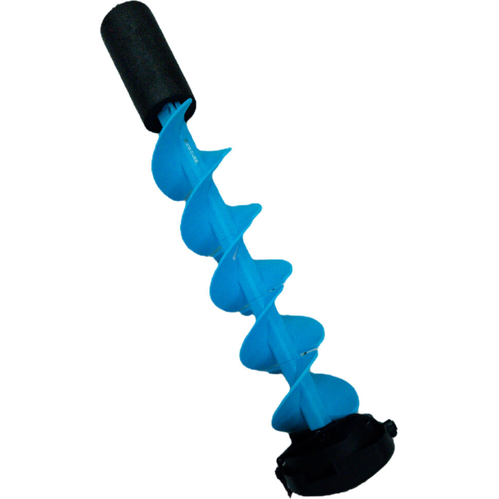 Шнек ледобура IceCube для шуруповерта пластиковый,  плавающий, правое вращение IC-SNK-150R-B голубой