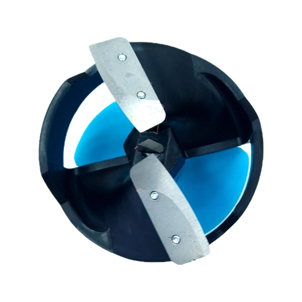 Шнек ледобура IceCube для шуруповерта пластиковый,  плавающий, правое вращение IC-SNK-150R-B голубой