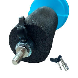 Шнек ледобура IceCube для шуруповерта пластиковый,  плавающий, правое вращение IC-SNK-150R-B голубой