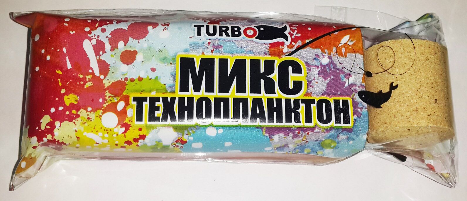 Готовая оснастка "Turbo" для ловли толстолоба с технопланктоном (5  вкусов в ассортименте) №6,№8
