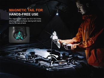 Компактный фонарик Fenix E12 V3.0 200 Lumens