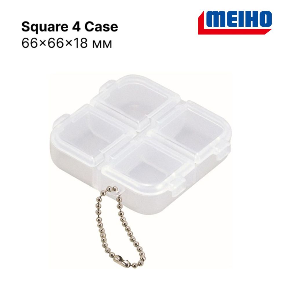 Мини-кейс Meiho Square Koma Clear