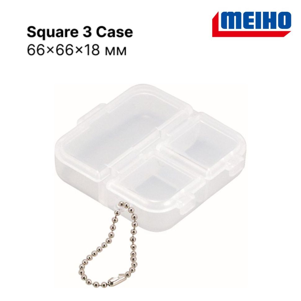 Мини-кейс Meiho Square Koma Clear