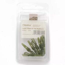 Набор клипс Caiman Lead Clips and Tail Rubbers