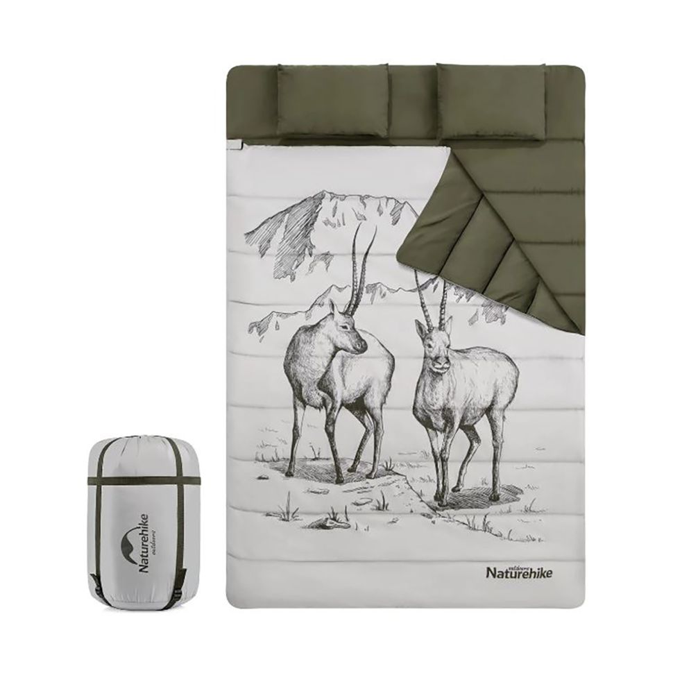 Двухместный спальный мешок с подушками Naturehike NH21MSD06