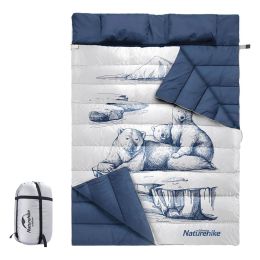 Двухместный спальный мешок с подушками Naturehike NH21MSD06