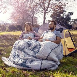 Двухместный спальный мешок с подушками Naturehike NH21MSD06